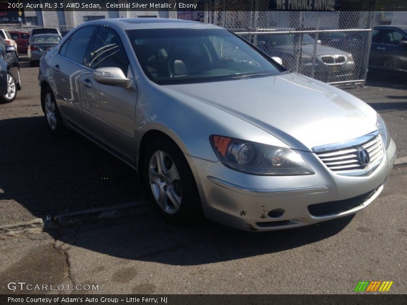 Celestial Silver Metallic / Ebony 2005 Acura RL 3.5 AWD Sedan