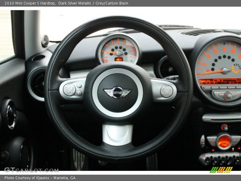 Dark Silver Metallic / Grey/Carbon Black 2010 Mini Cooper S Hardtop