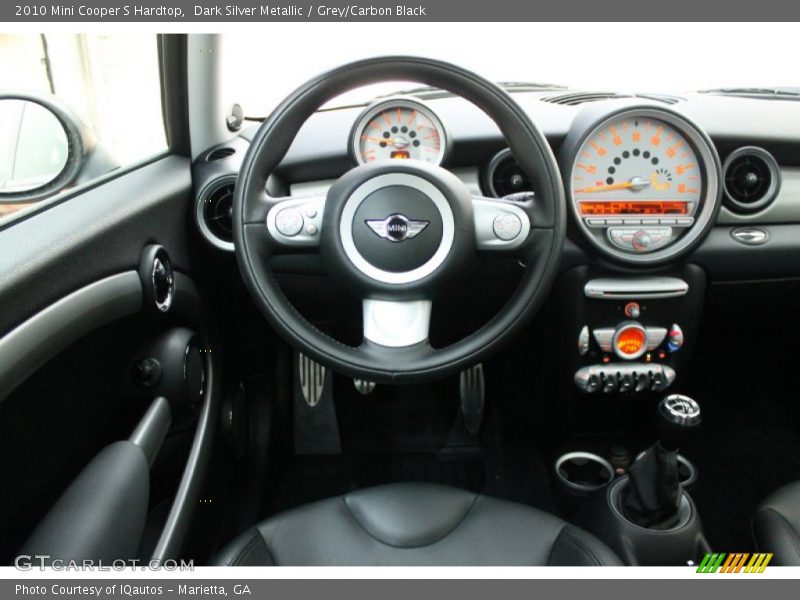 Dark Silver Metallic / Grey/Carbon Black 2010 Mini Cooper S Hardtop