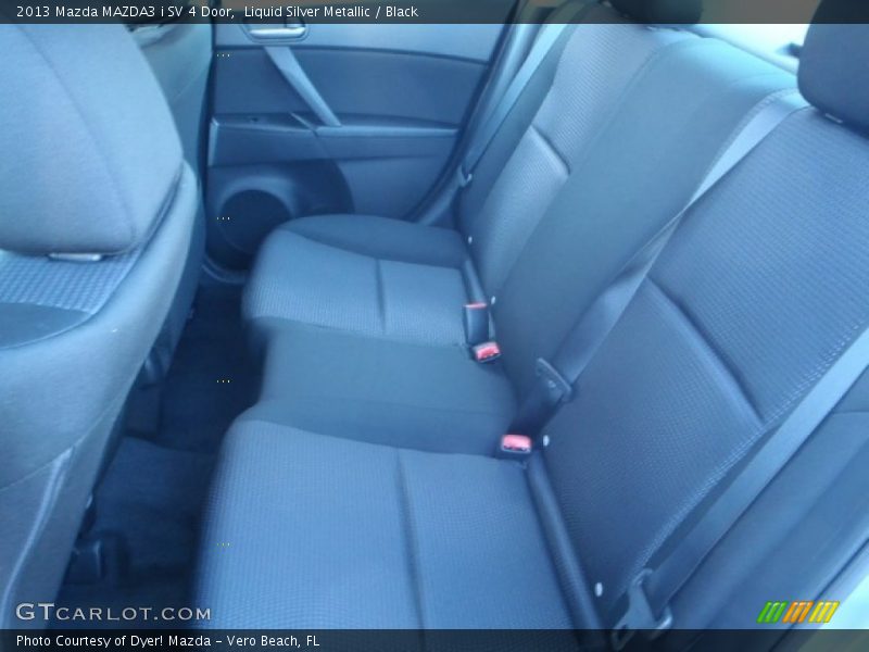 Liquid Silver Metallic / Black 2013 Mazda MAZDA3 i SV 4 Door
