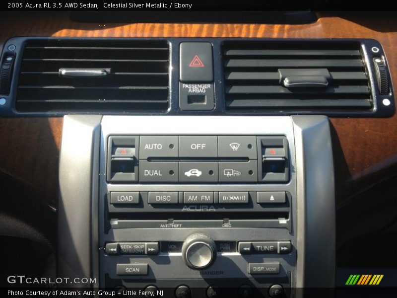 Celestial Silver Metallic / Ebony 2005 Acura RL 3.5 AWD Sedan