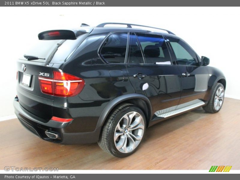 Black Sapphire Metallic / Black 2011 BMW X5 xDrive 50i