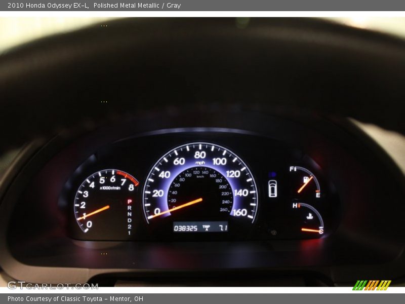  2010 Odyssey EX-L EX-L Gauges