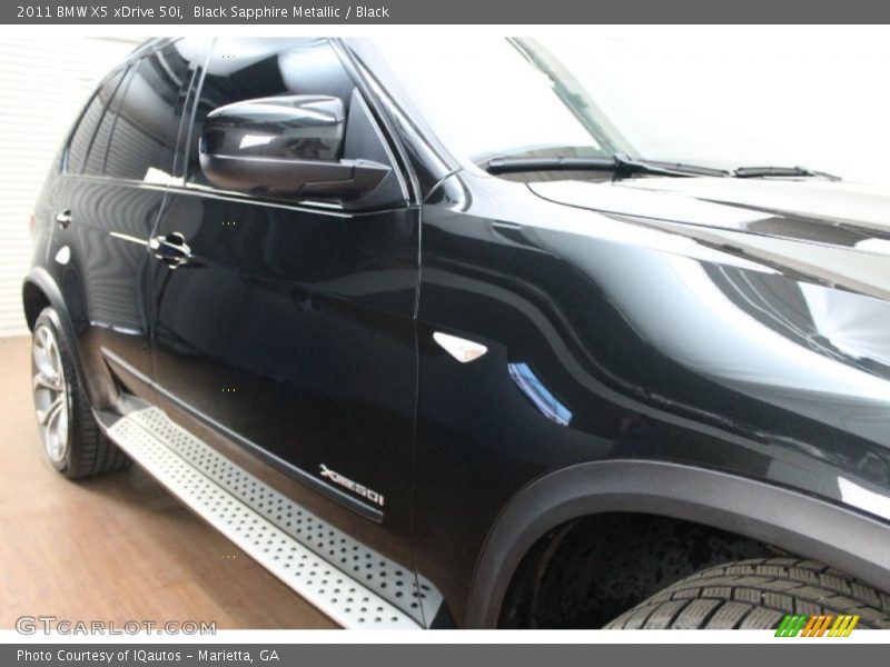 Black Sapphire Metallic / Black 2011 BMW X5 xDrive 50i
