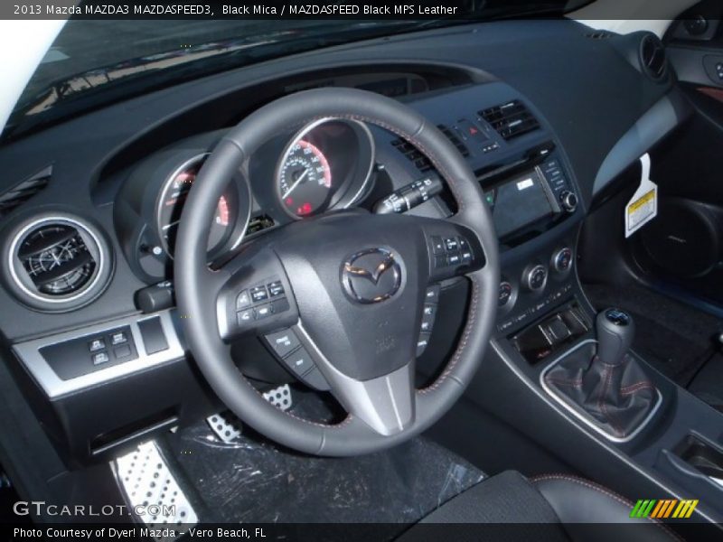 Black Mica / MAZDASPEED Black MPS Leather 2013 Mazda MAZDA3 MAZDASPEED3