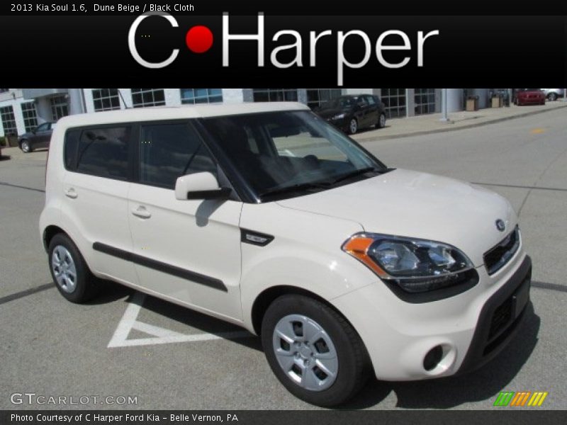Dune Beige / Black Cloth 2013 Kia Soul 1.6