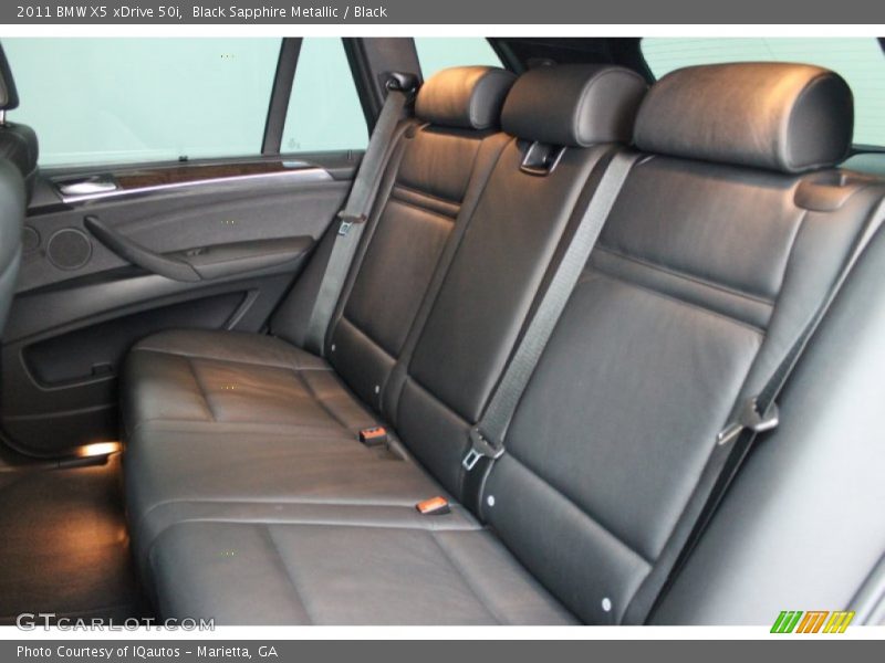 Rear Seat of 2011 X5 xDrive 50i