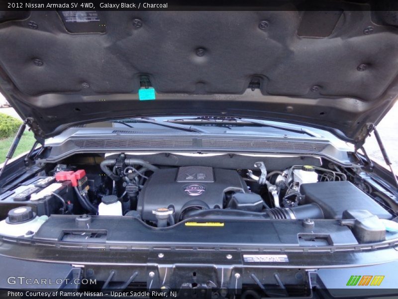 Galaxy Black / Charcoal 2012 Nissan Armada SV 4WD