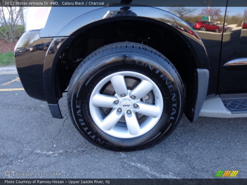 Galaxy Black / Charcoal 2012 Nissan Armada SV 4WD