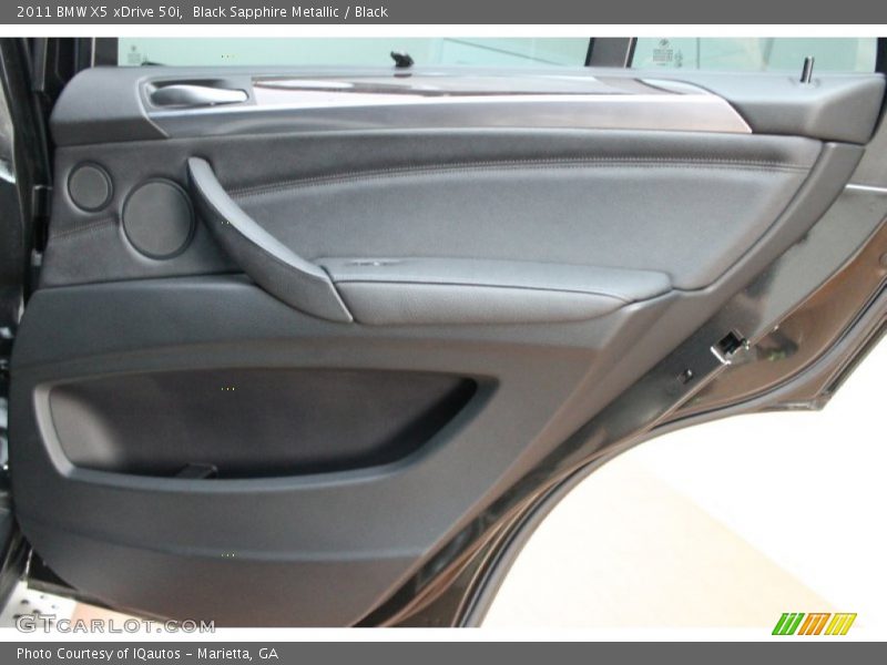 Black Sapphire Metallic / Black 2011 BMW X5 xDrive 50i