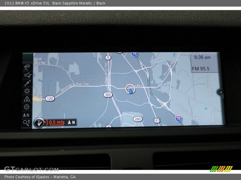 Navigation of 2011 X5 xDrive 50i