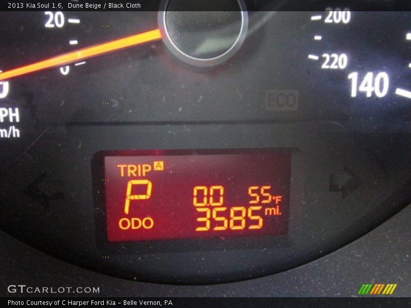 Dune Beige / Black Cloth 2013 Kia Soul 1.6