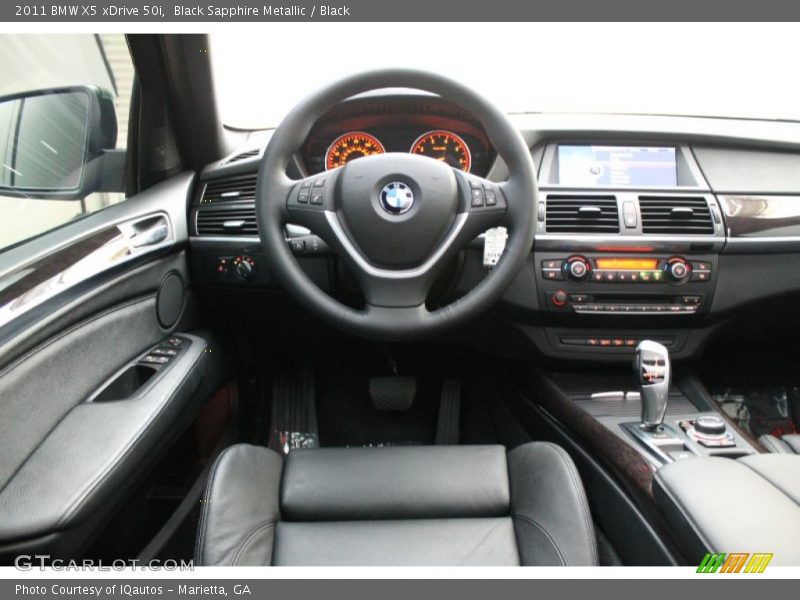 Black Sapphire Metallic / Black 2011 BMW X5 xDrive 50i