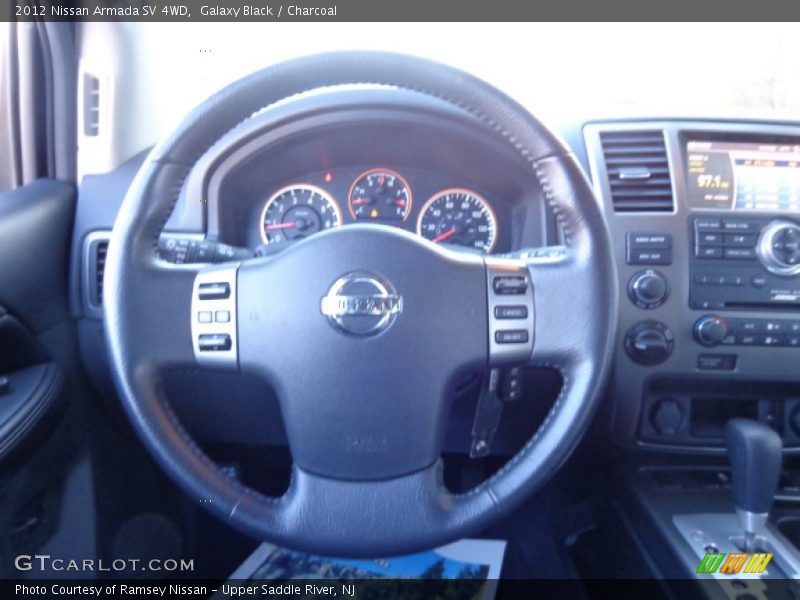 Galaxy Black / Charcoal 2012 Nissan Armada SV 4WD