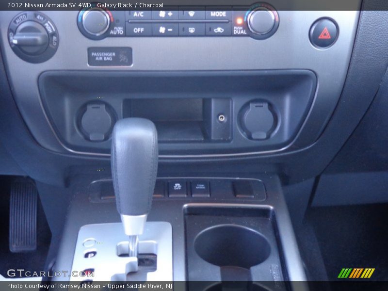 Galaxy Black / Charcoal 2012 Nissan Armada SV 4WD