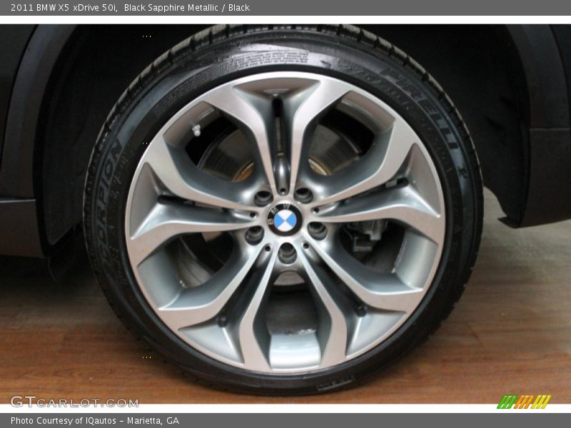 Black Sapphire Metallic / Black 2011 BMW X5 xDrive 50i