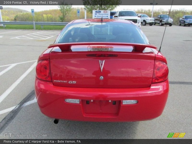 Victory Red / Ebony 2009 Pontiac G5