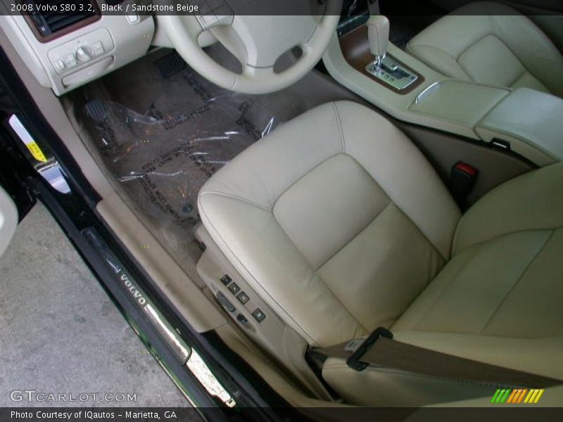 Black / Sandstone Beige 2008 Volvo S80 3.2