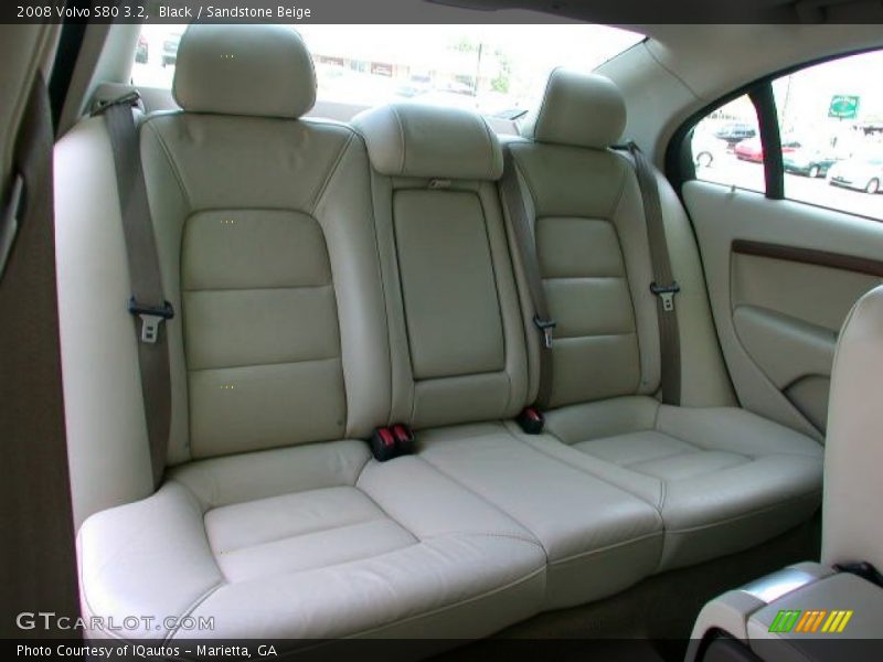 Black / Sandstone Beige 2008 Volvo S80 3.2