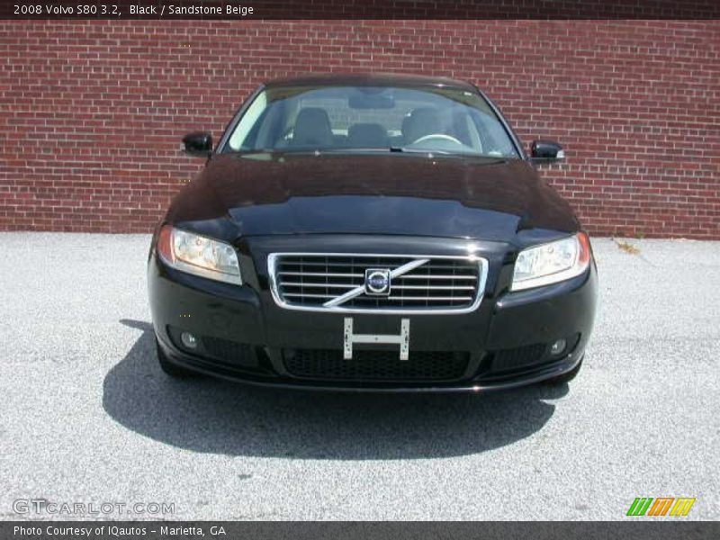 Black / Sandstone Beige 2008 Volvo S80 3.2