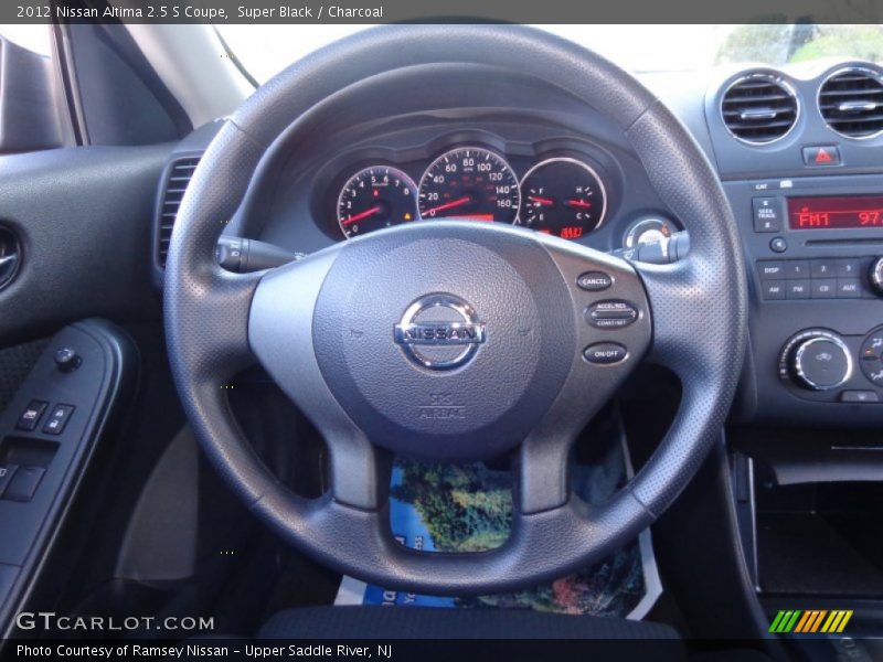 Super Black / Charcoal 2012 Nissan Altima 2.5 S Coupe