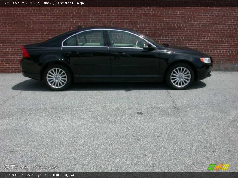 Black / Sandstone Beige 2008 Volvo S80 3.2
