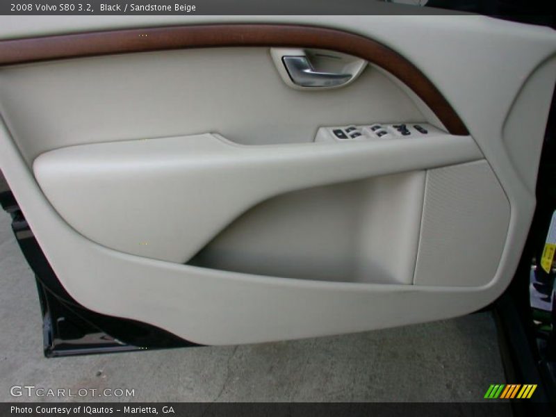 Black / Sandstone Beige 2008 Volvo S80 3.2
