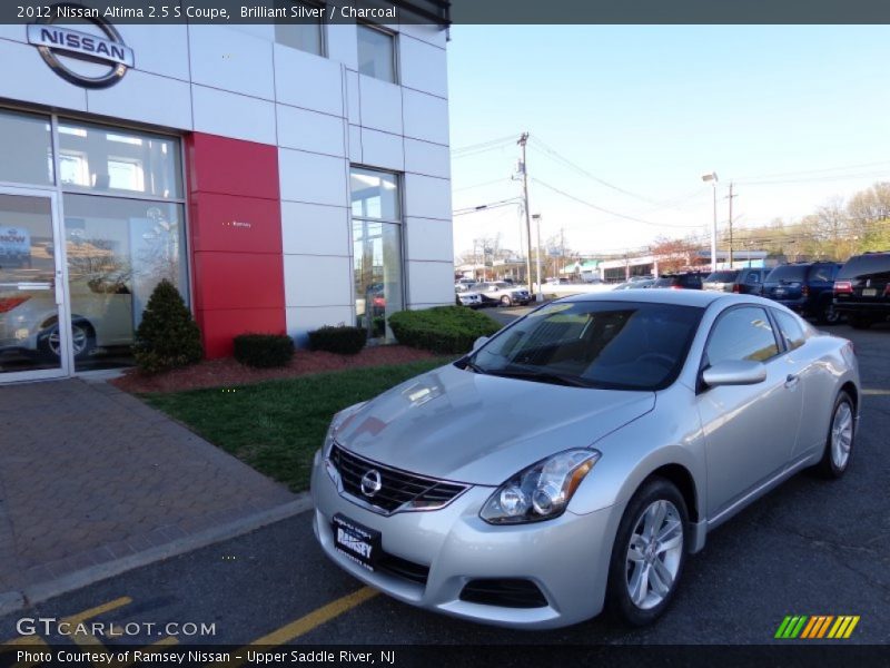 Brilliant Silver / Charcoal 2012 Nissan Altima 2.5 S Coupe