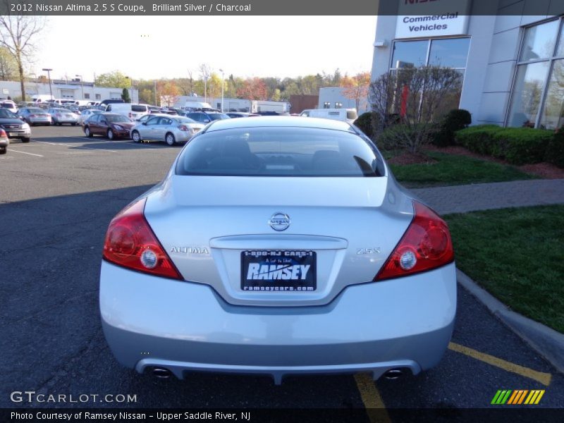 Brilliant Silver / Charcoal 2012 Nissan Altima 2.5 S Coupe