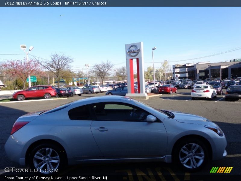 Brilliant Silver / Charcoal 2012 Nissan Altima 2.5 S Coupe