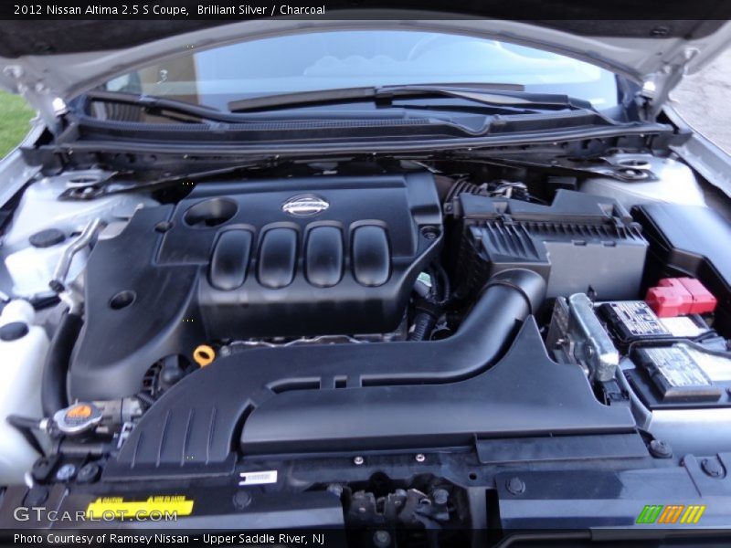 Brilliant Silver / Charcoal 2012 Nissan Altima 2.5 S Coupe