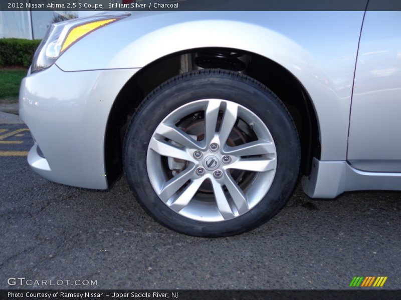 Brilliant Silver / Charcoal 2012 Nissan Altima 2.5 S Coupe