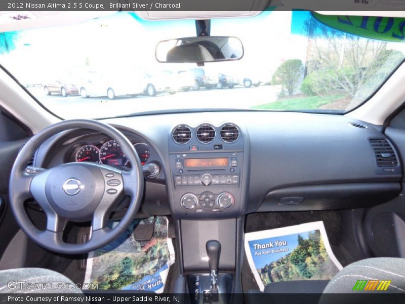 Brilliant Silver / Charcoal 2012 Nissan Altima 2.5 S Coupe
