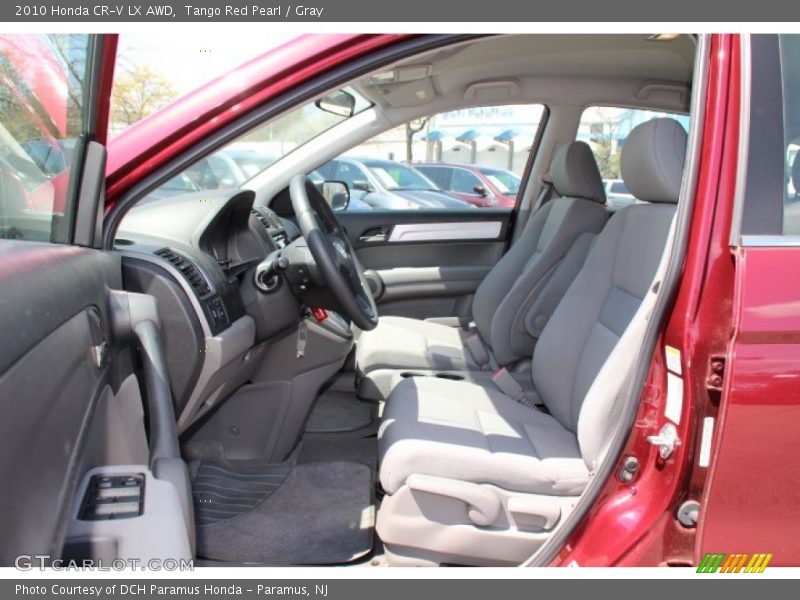Tango Red Pearl / Gray 2010 Honda CR-V LX AWD