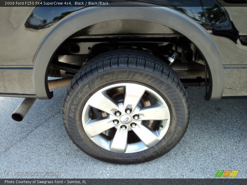 Black / Black/Black 2009 Ford F150 FX4 SuperCrew 4x4