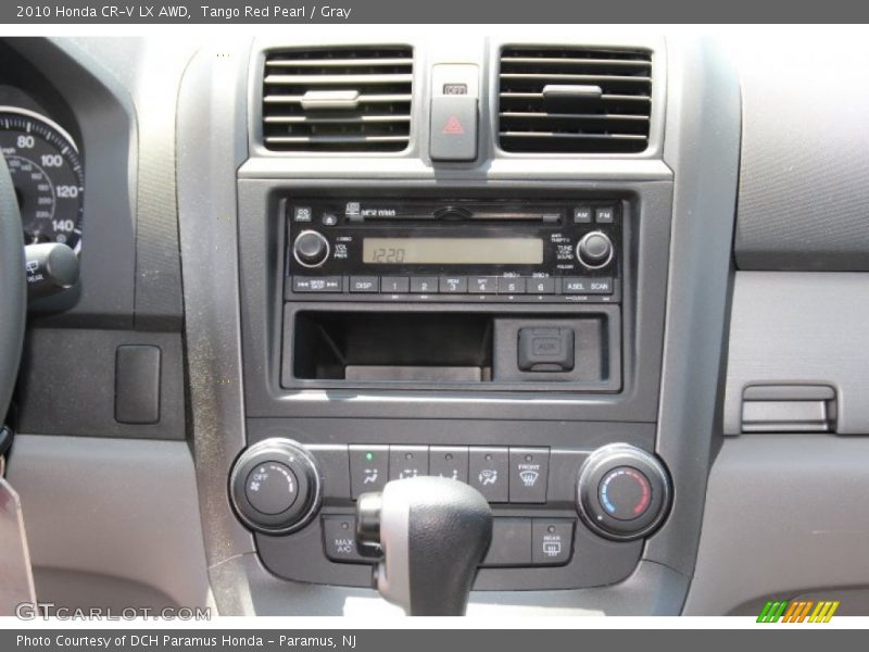 Tango Red Pearl / Gray 2010 Honda CR-V LX AWD