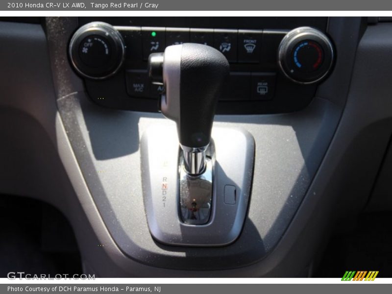 Tango Red Pearl / Gray 2010 Honda CR-V LX AWD