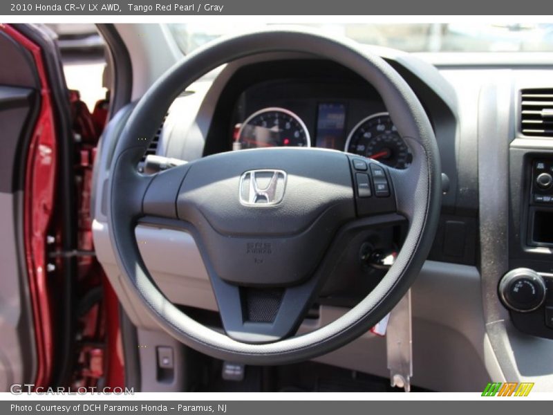 Tango Red Pearl / Gray 2010 Honda CR-V LX AWD