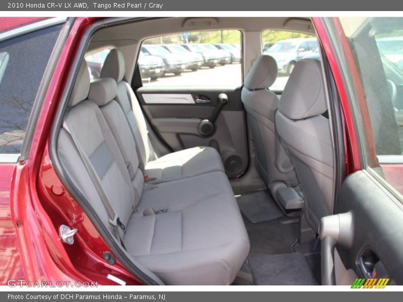 Tango Red Pearl / Gray 2010 Honda CR-V LX AWD