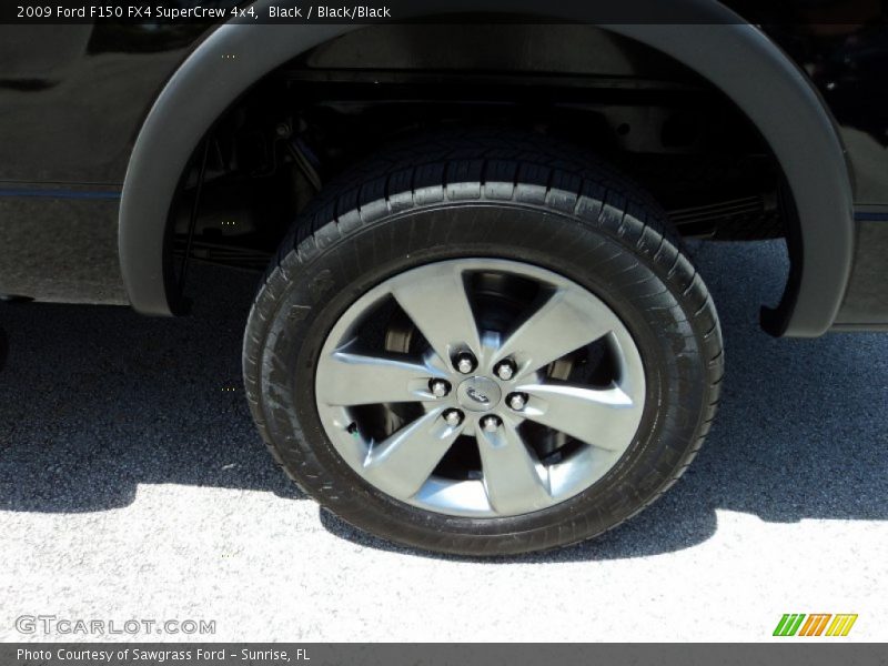 Black / Black/Black 2009 Ford F150 FX4 SuperCrew 4x4