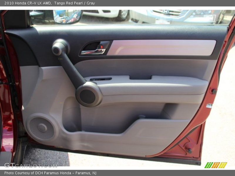Tango Red Pearl / Gray 2010 Honda CR-V LX AWD