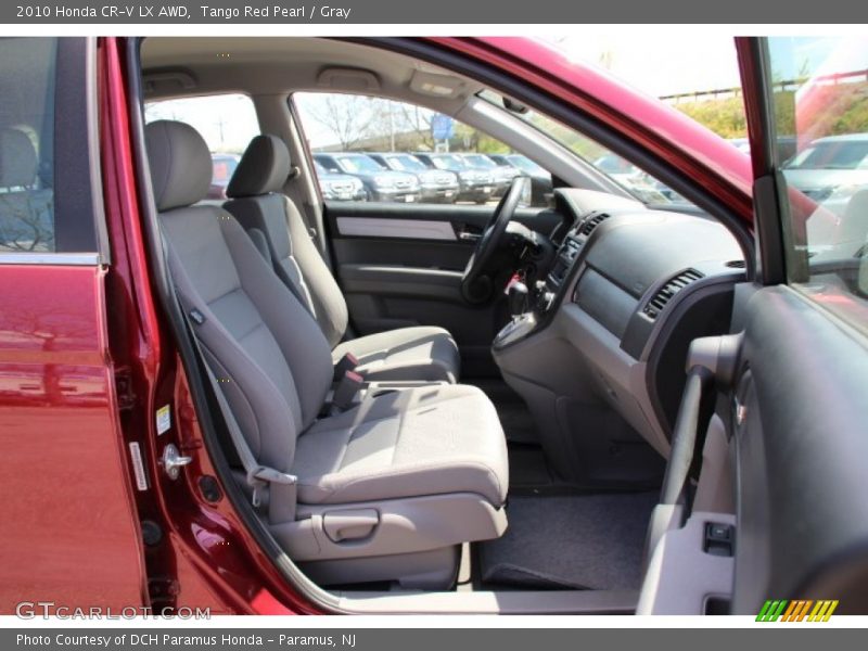 Tango Red Pearl / Gray 2010 Honda CR-V LX AWD