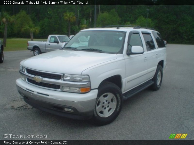 Summit White / Tan/Neutral 2006 Chevrolet Tahoe LT 4x4