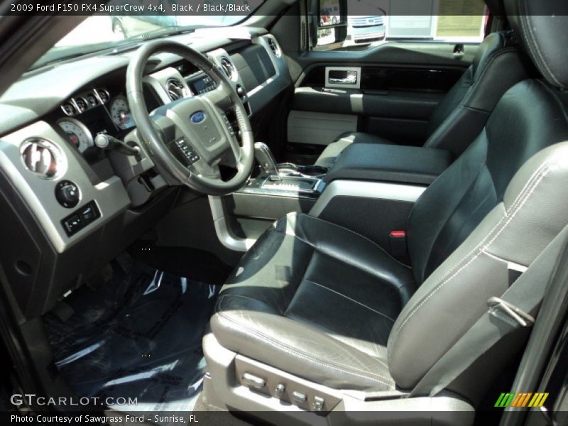 Black / Black/Black 2009 Ford F150 FX4 SuperCrew 4x4