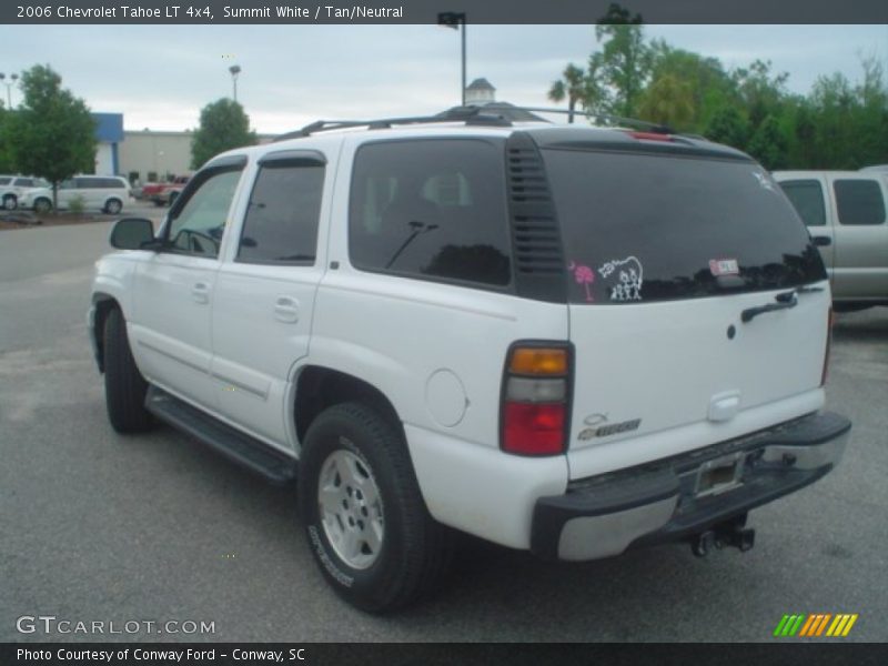 Summit White / Tan/Neutral 2006 Chevrolet Tahoe LT 4x4