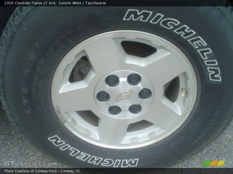 Summit White / Tan/Neutral 2006 Chevrolet Tahoe LT 4x4