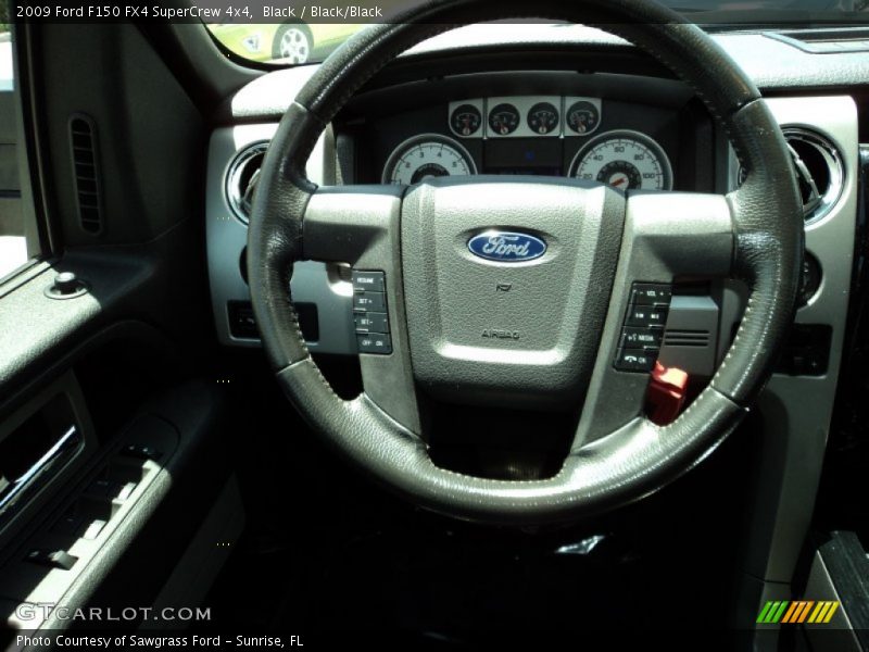 Black / Black/Black 2009 Ford F150 FX4 SuperCrew 4x4