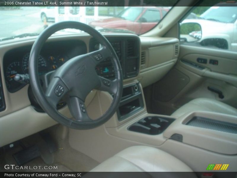 Summit White / Tan/Neutral 2006 Chevrolet Tahoe LT 4x4