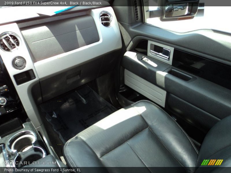 Black / Black/Black 2009 Ford F150 FX4 SuperCrew 4x4
