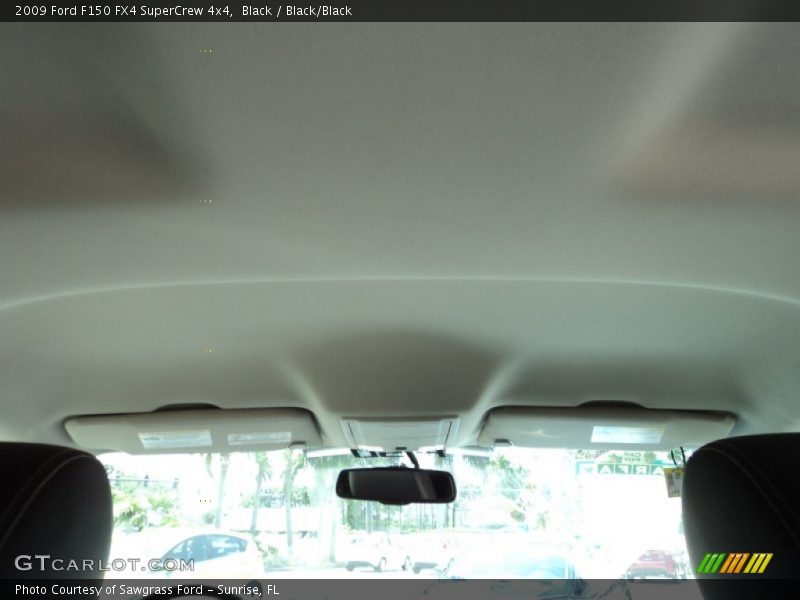 Black / Black/Black 2009 Ford F150 FX4 SuperCrew 4x4